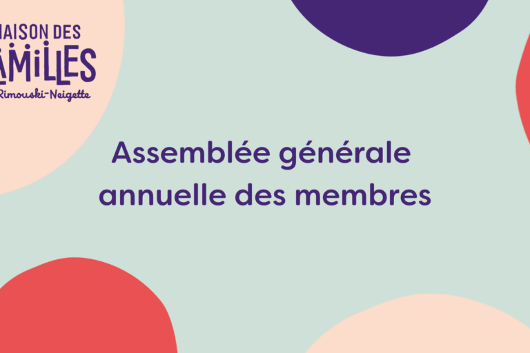 Assemblée générale annuelle des membres